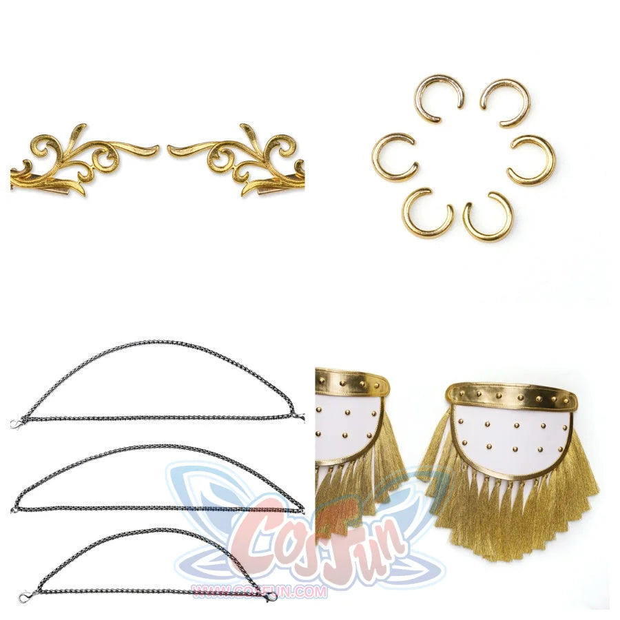 KPop Demon Hunters Mira Cosplay Costume HUNTR/X Golden Stage Outfit N09564 Costumes