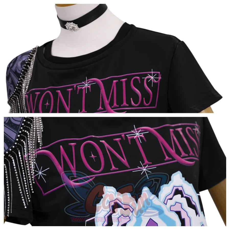 Cosfun shop mira short sleeve outfit cosplay costume detail