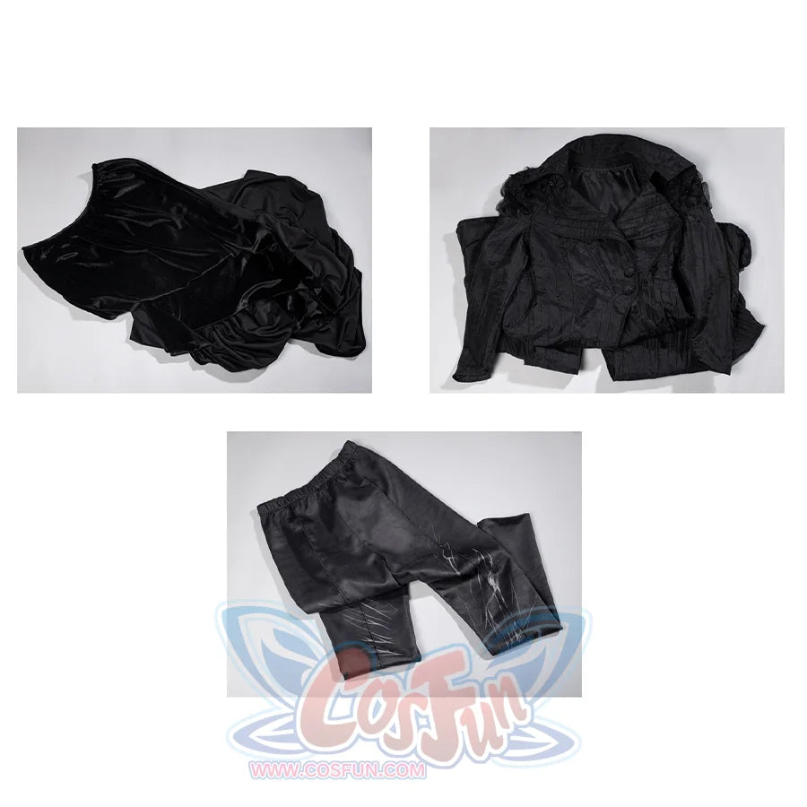 Wicked: For Good Elphaba Cosplay costume includes long coat, cape, pants.