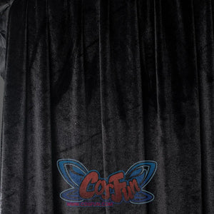 Wicked: For Good Elphaba Cosplay costume's cape is black velvet, large amount of fabric used.