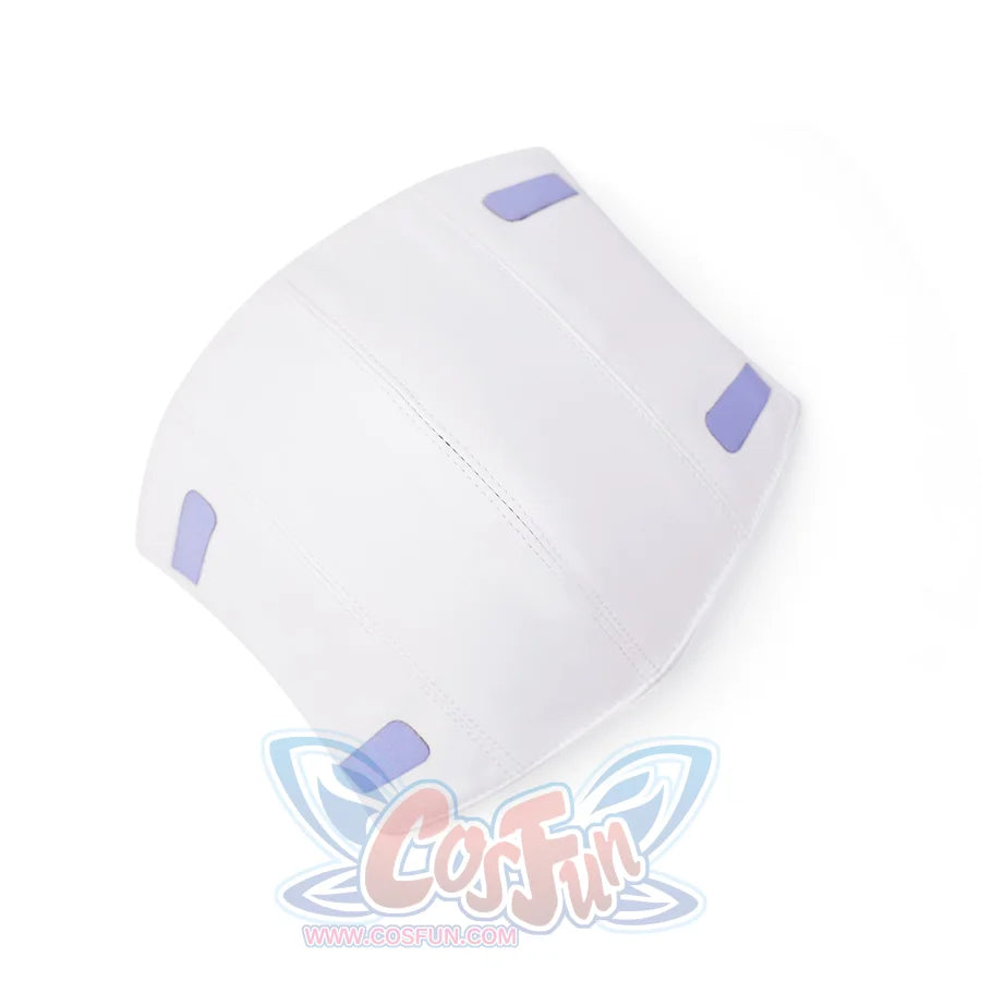 New Panty &amp; Stocking with Garterbelt Gunsmith Cosplay Costume, white elbow pads with purple accents.