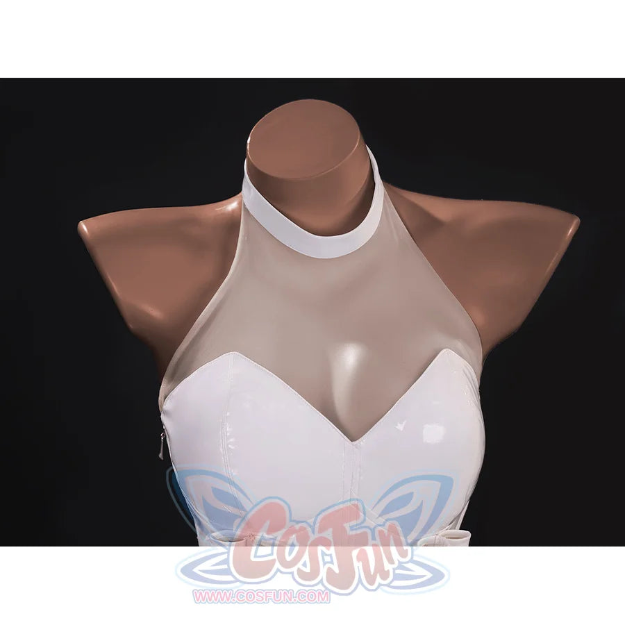 New Panty &amp; Stocking with Garterbelt Gunsmith Cosplay Costume, sheer mesh chest panel.