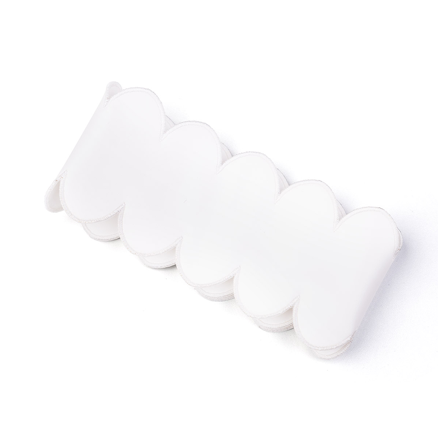 New Panty & Stocking with Garterbelt Gunsmith Cosplay, white petal-trim leg ring.