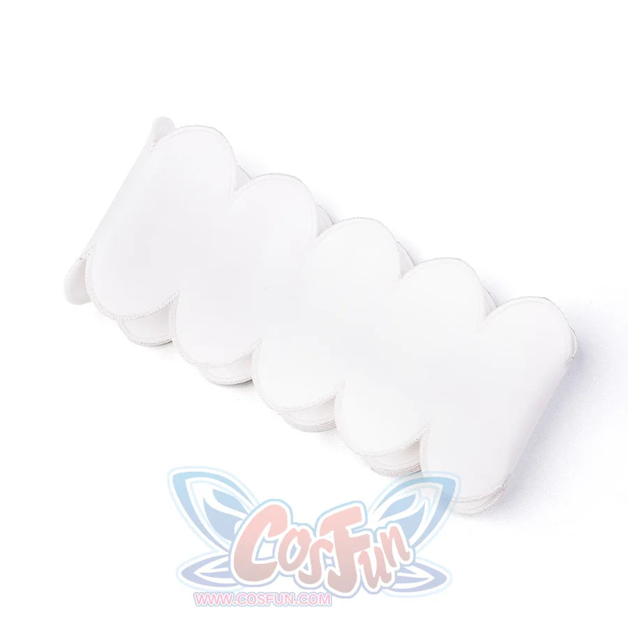 New Panty &amp; Stocking with Garterbelt Gunsmith Cosplay, white petal-trim leg ring.