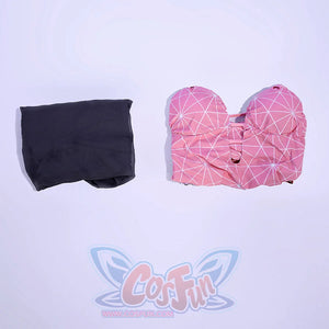 【PRE-SALE】Demon Nezuko Cosplay Women Swimsuit Bodysuit Cover-Up Set FAN0036