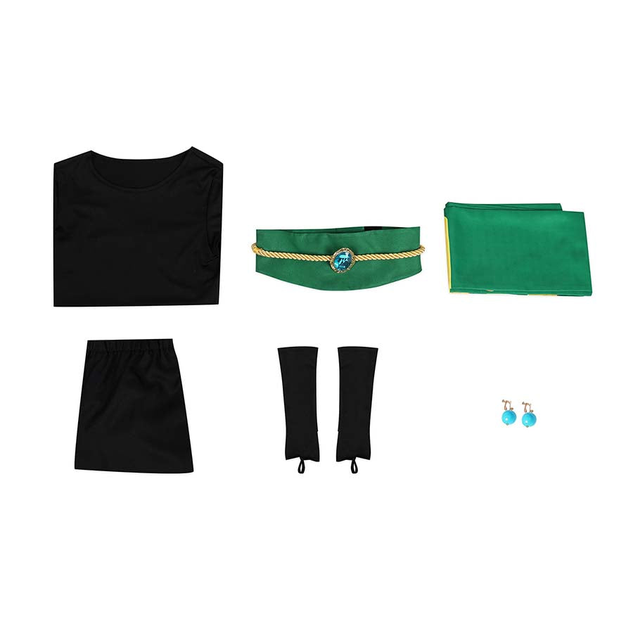 【Kid Cosplay】Princess Peach: Showtime! Ninja Peach Cosplay Costume N08953