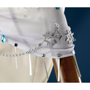 Nu: Carnival Edmond Cosplay Costume, there are hooks on the sides of the shoulders for hanging brooches.