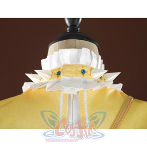 Nu: Carnival Garu Cosplay Costume, the neck accessory is secured with Velcro at the back.