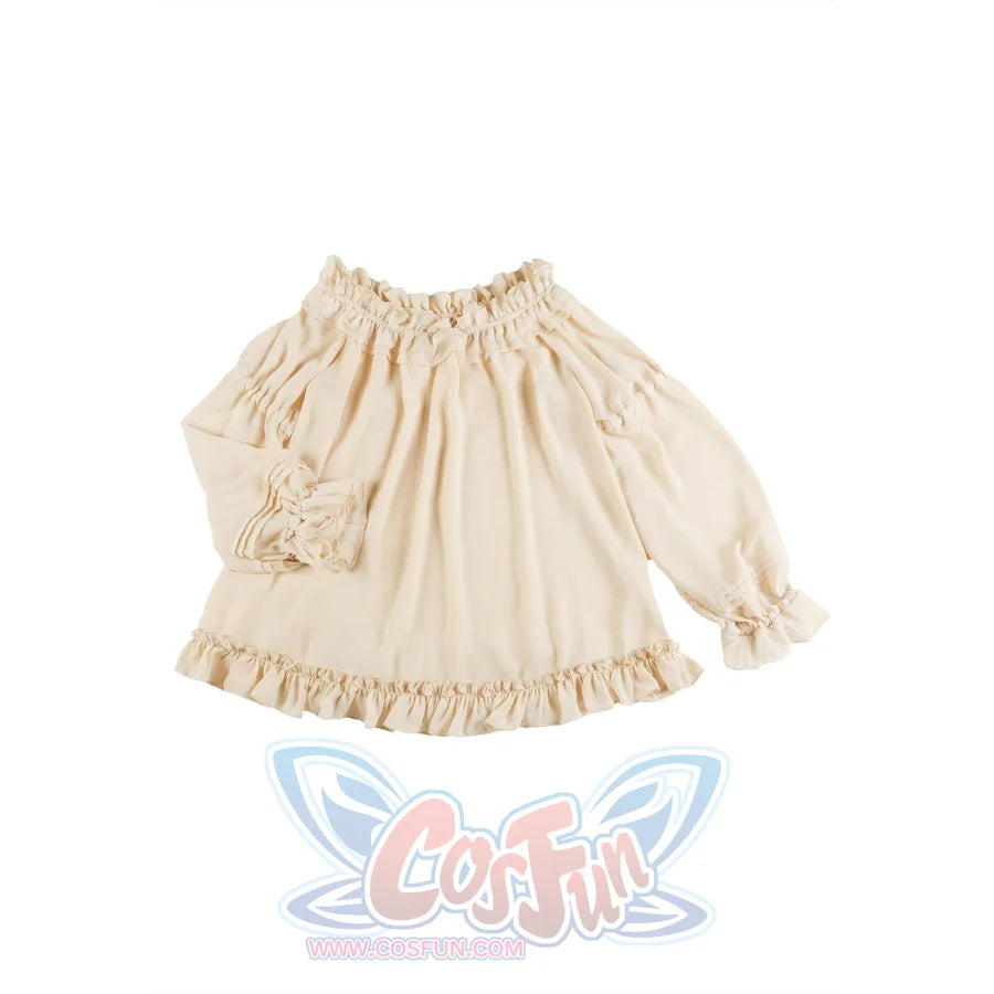 Chiffon With Solid Color Shirt