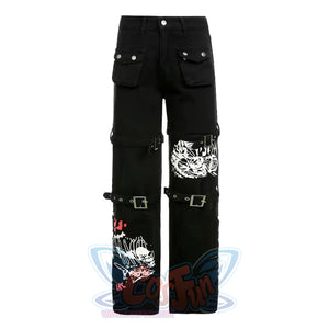 European And American Style Cool Millennial Hot Girl Street Pants Dark Casual Pants - cosfun