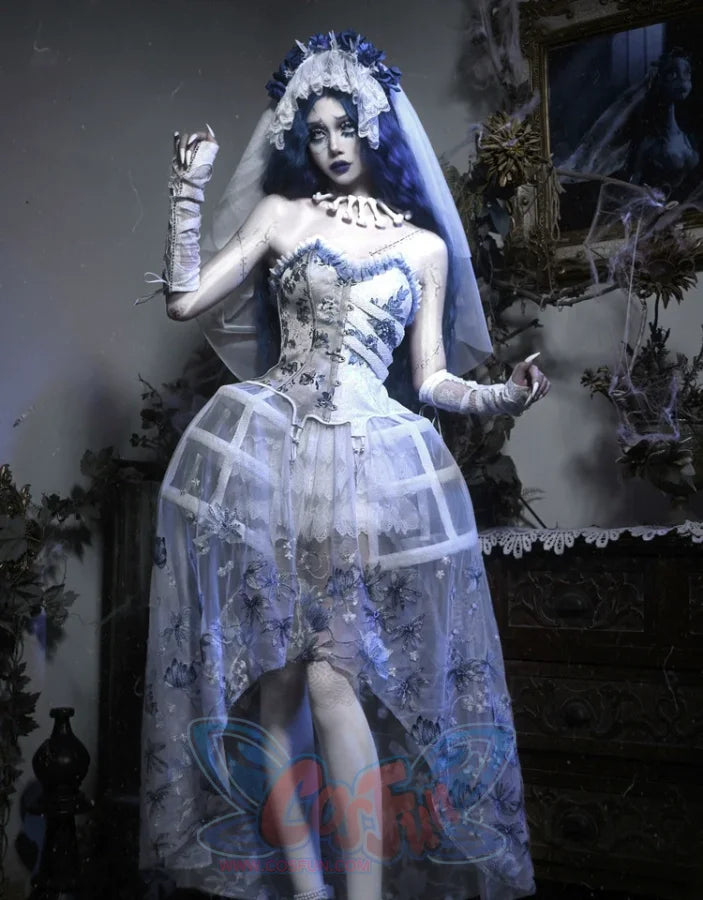cosplay corset dress Amazon.com: Clivetalos Elegant Fairy Princess Lolita Dress Puff Sleeve Chiffon Sparkle Corset Dress for Women Cosplay Costume White & Light Blue S : Clothing, Shoes & Jewelry