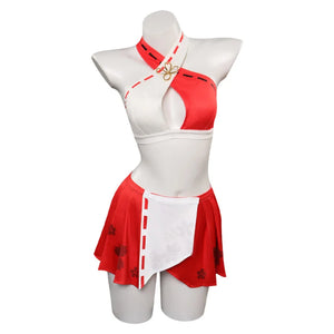 Genshin Impact Yae Miko Cosplay Swimsuit C08224 S Costumes