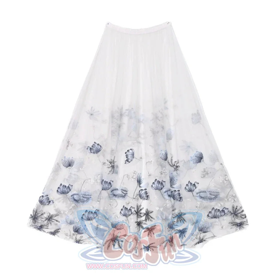 Lace and Ashes Gothic Ribcage Lace Bone Corset Dress Set Autumn - cosfun