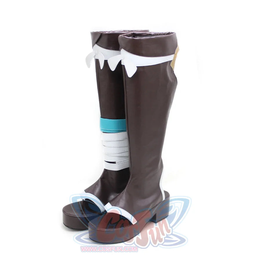 Game Genshin Impact Gorou Cosplay Shoes C00669 #35(22.5Cm) / Women & Boots