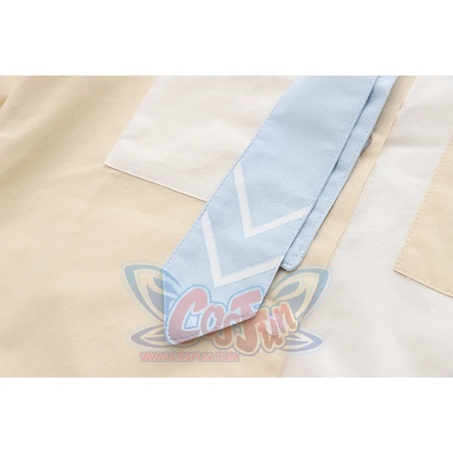 Soft Girl Cute Color Matching Long Sleeve Shirt