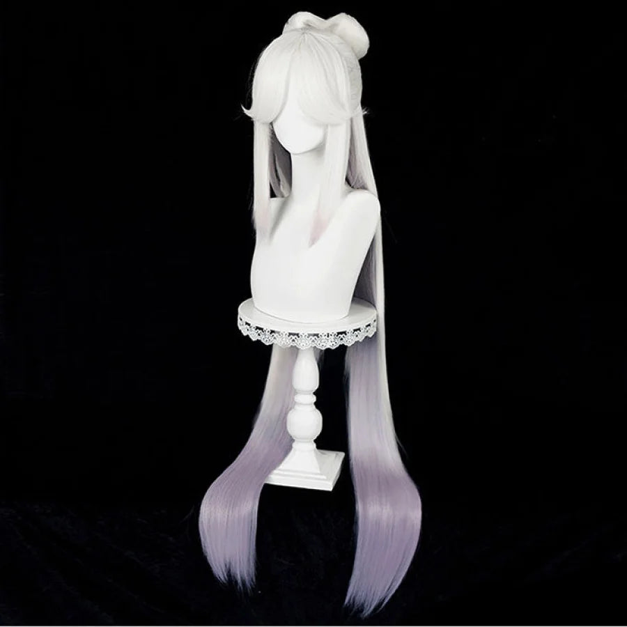 Genshin Impact Ningguang Orchid’s Evening Gown Cosplay Wig Silver Hair C01075 Wigs