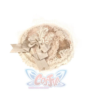Rococo Duchess Summer Elegant Bunny Ear Dome Hat - cosfun