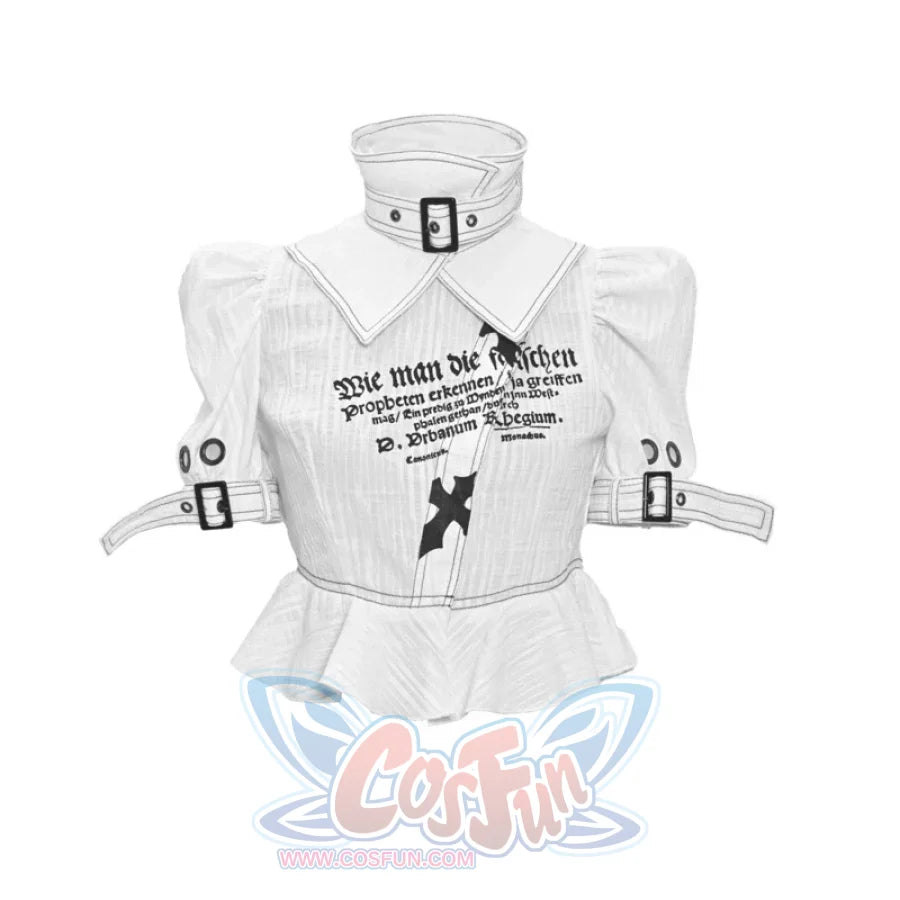 Stereo Cotton Turtleneck Punk Top - cosfun