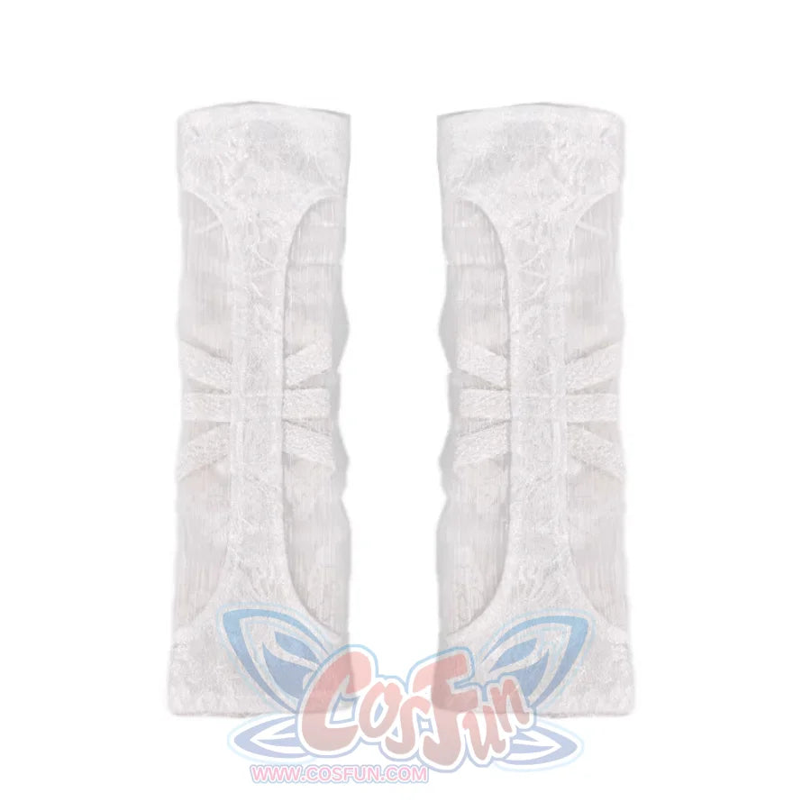 Lace and Ashes Gothic Ribcage Lace Bone Corset Dress Set Autumn Detachable Sleeves / One Size