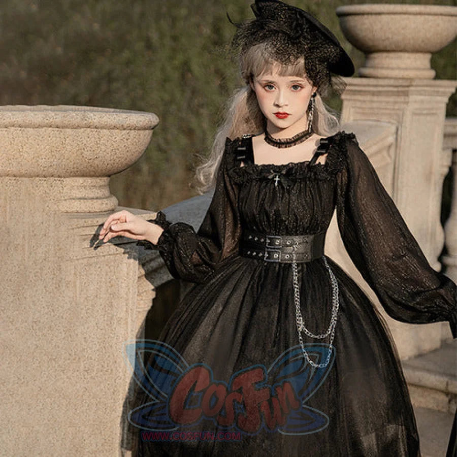 Original Genuine Lolita Dress Irregular Long Sleeves Summer Dress S20253 Dress