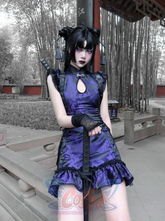 Original Chinese Style Fringe Modified Qipao Summer Dress S20156