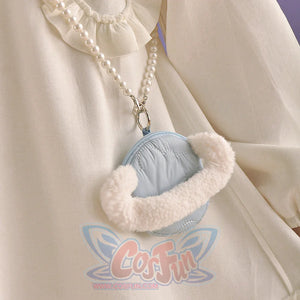 Blue Cloud Plush Large-Capacity Handbag S22426 - cosfun
