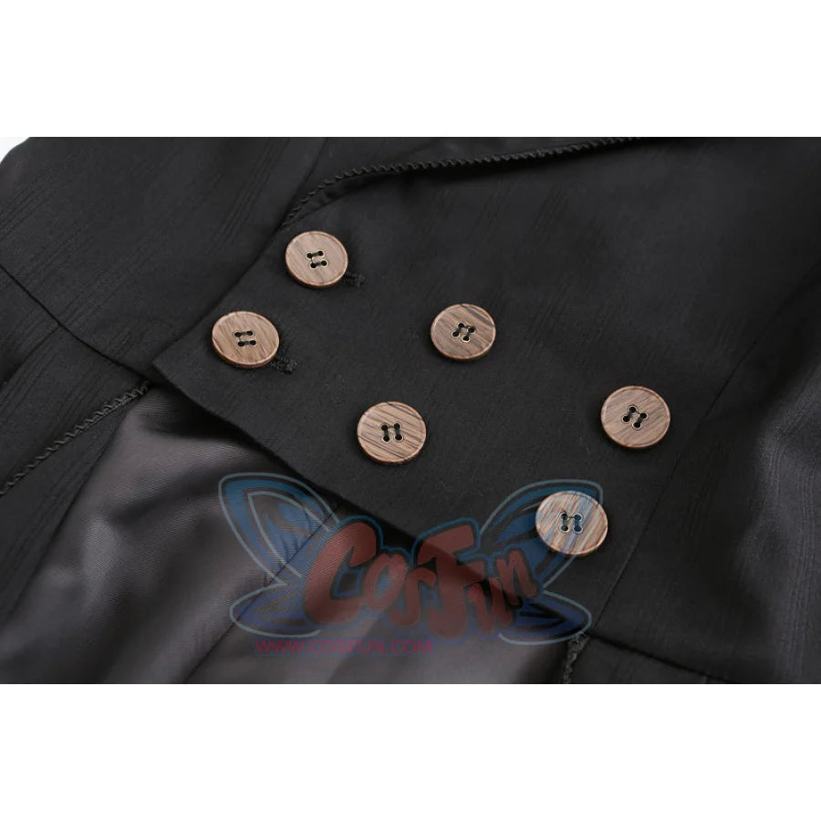 Neutral Vintage Elegant Prince Long Coat