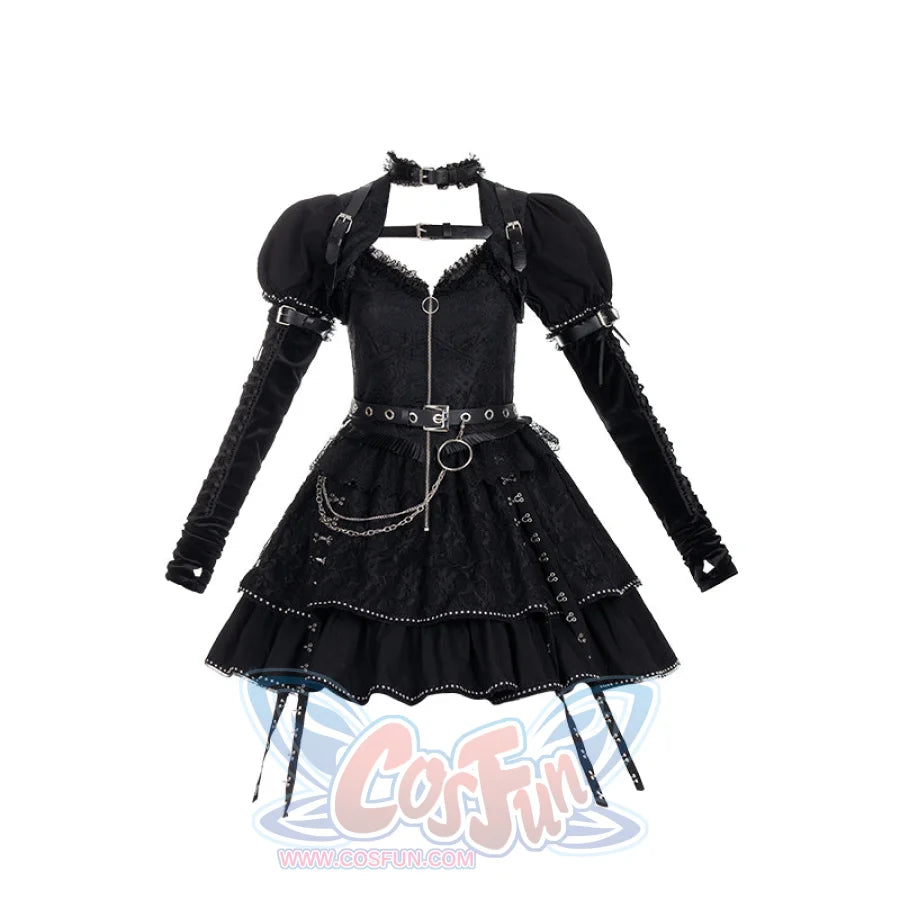 Punk Style Autumn and Winter Cool Lolita Dress S22178