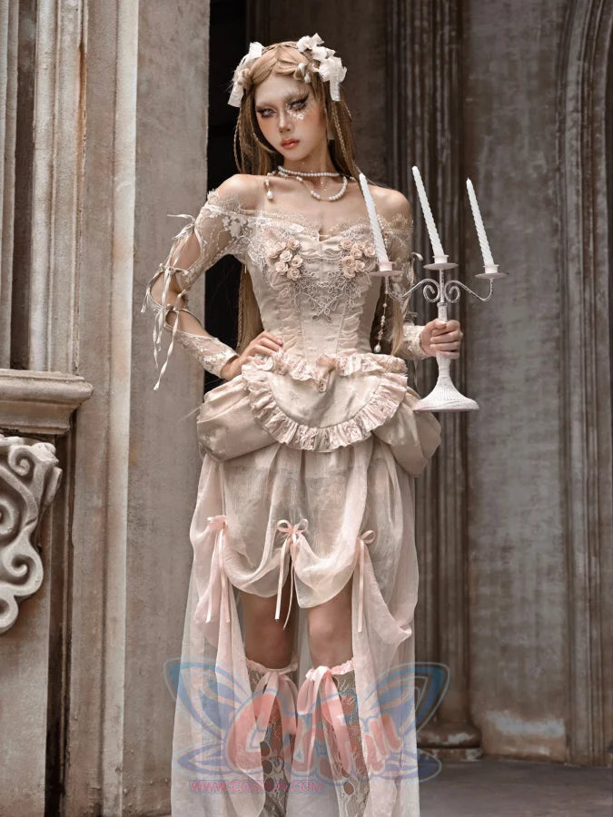 Heartbreak Ballet Rococo Lace Crochet Top S22978