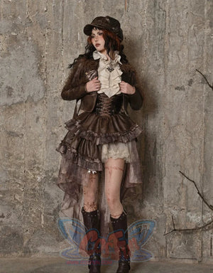 Old Style Biker Short Leather Jacket