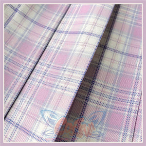 Japanese Style Soft Girl Plaid Pleated Skirt S20384 - cosfun