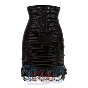 Waist Closing Fishtail Lace Skirt S22135 - cosfun