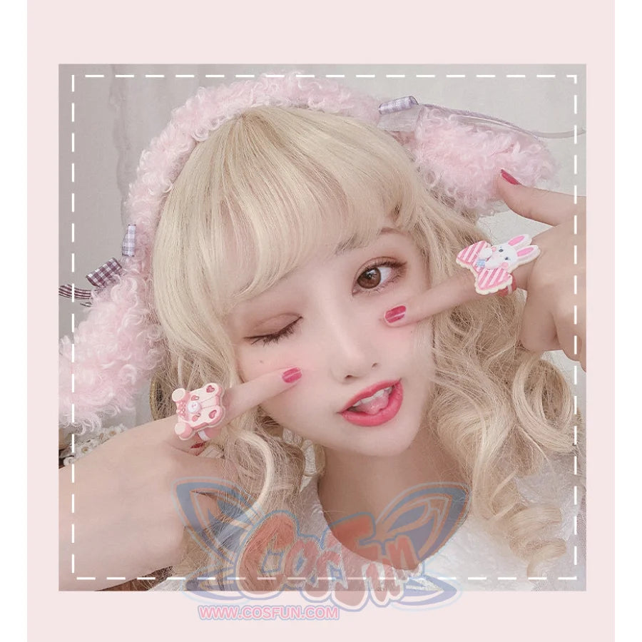 Sweet And Lovely Lolita Lamb Ear Hairband