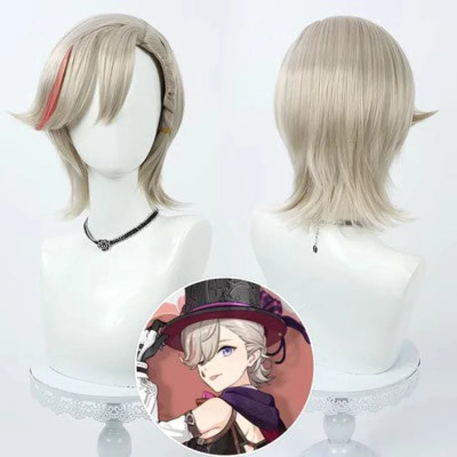 Genshin Impact Lyney Cosplay Wig C08361 Wigs