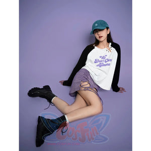 Corduroy Strap Slit A-Line Breech Skirt - cosfun