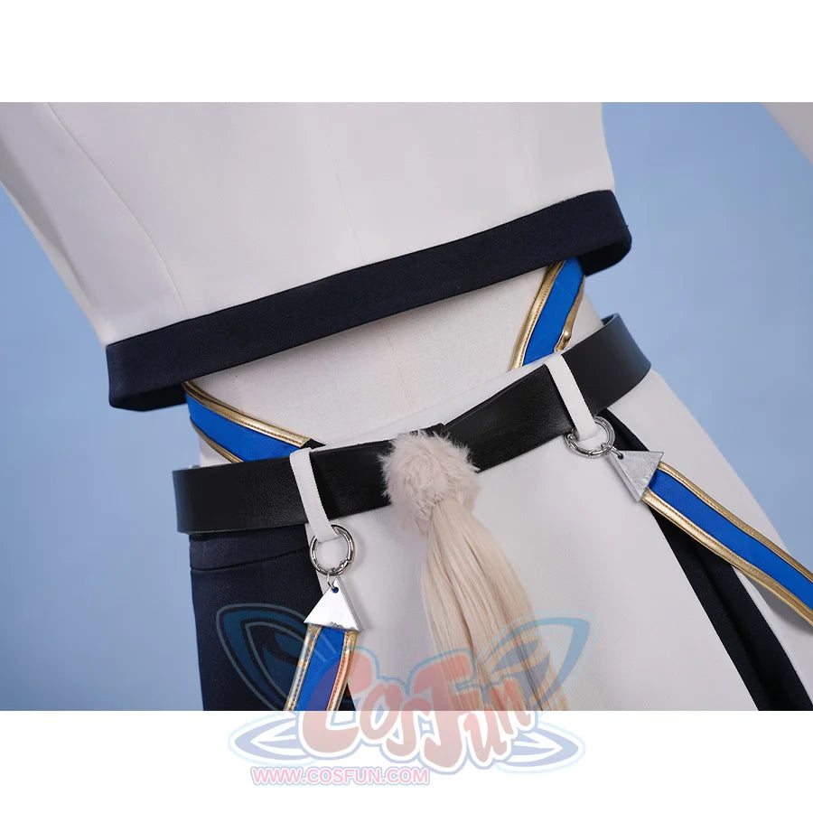 Pretty Derby Oguri Cap Cosplay Costume,there is a horse tail decoration on the back.