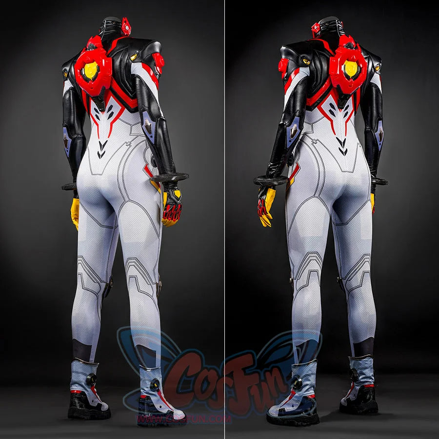 Full cosplay costume of Peni Parker, game cosplay, back view