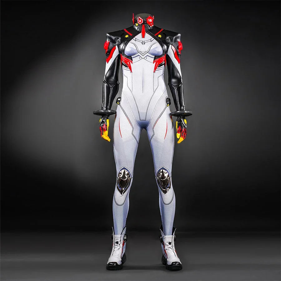 Full cosplay costume of Peni Parker, game cosplay, front view