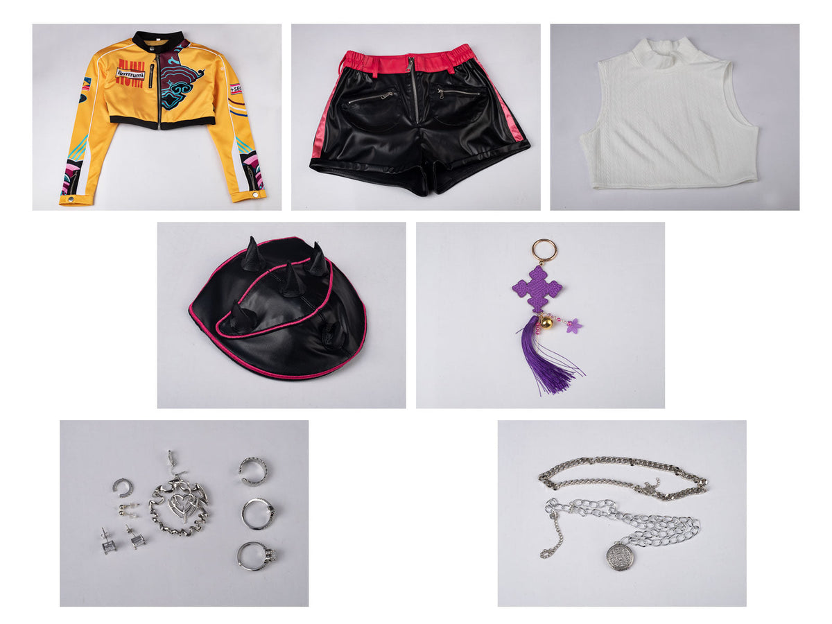 Rumi Cosplay Costume Women Girl Halloween Outfit N09521E  cosfun