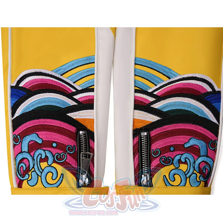 Rumi cosplay costume, the patterns on the left and right sides are symmetrical.