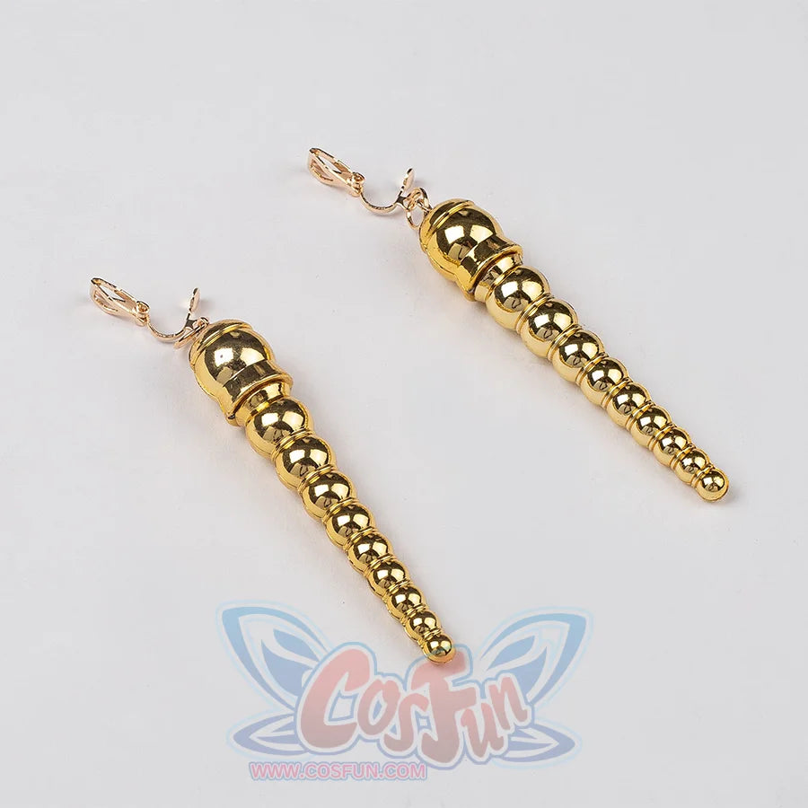 Rumi Cosplay accessories golden earrings