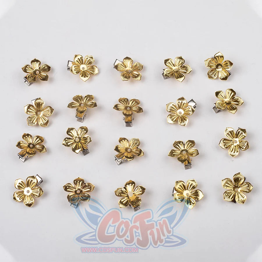 20 Rumi Cosplay accessories golden hairpin.