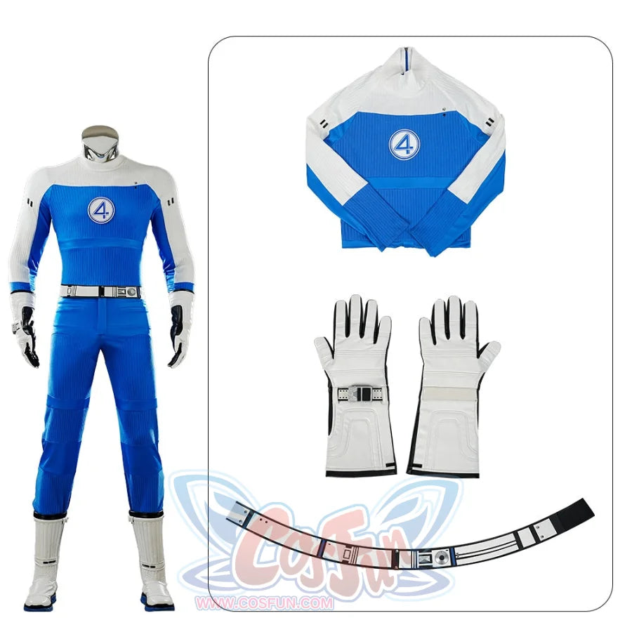 【RE-SALE】The Fantastic Four: First Steps Human Torch Jonathan Storm Cosplay Costume N09538 AAA S Costumes