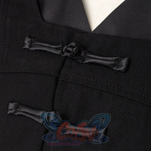 Saja Boys Cosplay Costume Outfit used traditional buckles. Color same as coat.