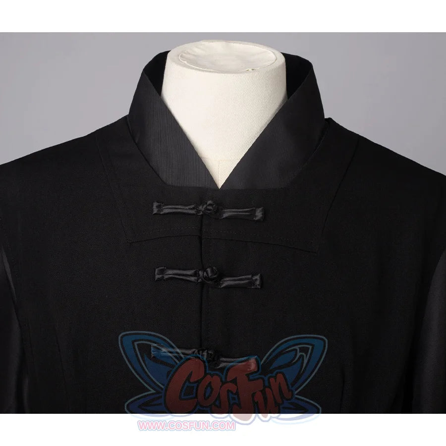 Saja Boys Cosplay Costume Outfit divided into inner clothing and coat. the inner clothing has a cross collar and the coat has a square collar.