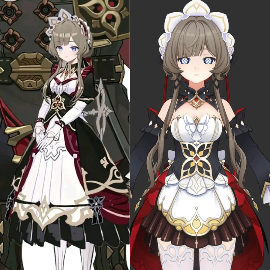 【POLL】$5 Deposit = 12% OFF Coupon Genshin Impact Marionette Sandrone Cosplay Costume