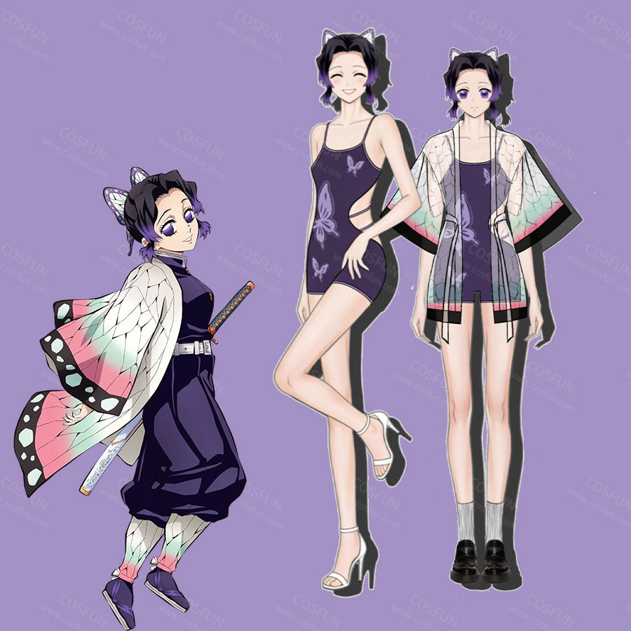 【CONFIRMATION】$3 Deposit = $10 Coupon Kocho Cosplay Costume Derivative Swimsuit