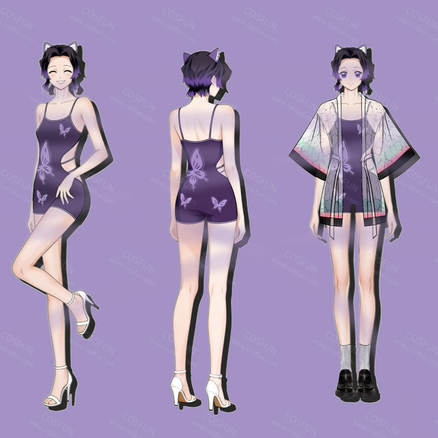 【CONFIRMATION】$3 Deposit = $10 Coupon Kocho Cosplay Costume Derivative Swimsuit