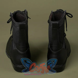 Soldier Boy Benjamin Cosplay Boots, mid-to-high cut design providing stability.