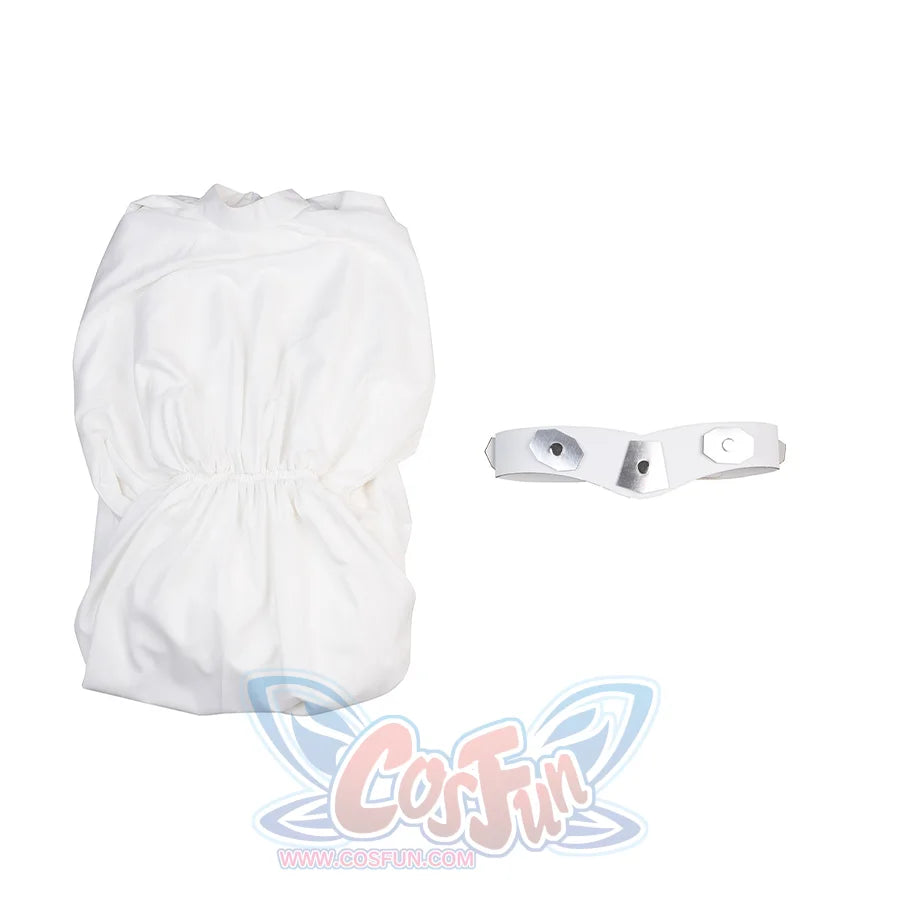 Star Princess Leia Cosplay Costume, includes hooded robe, belt assembly.